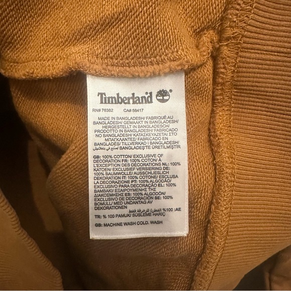 Timberland Crew Embroidered Sweatshirt. Men’s Large (fits like a medium. - Picture 3 of 5